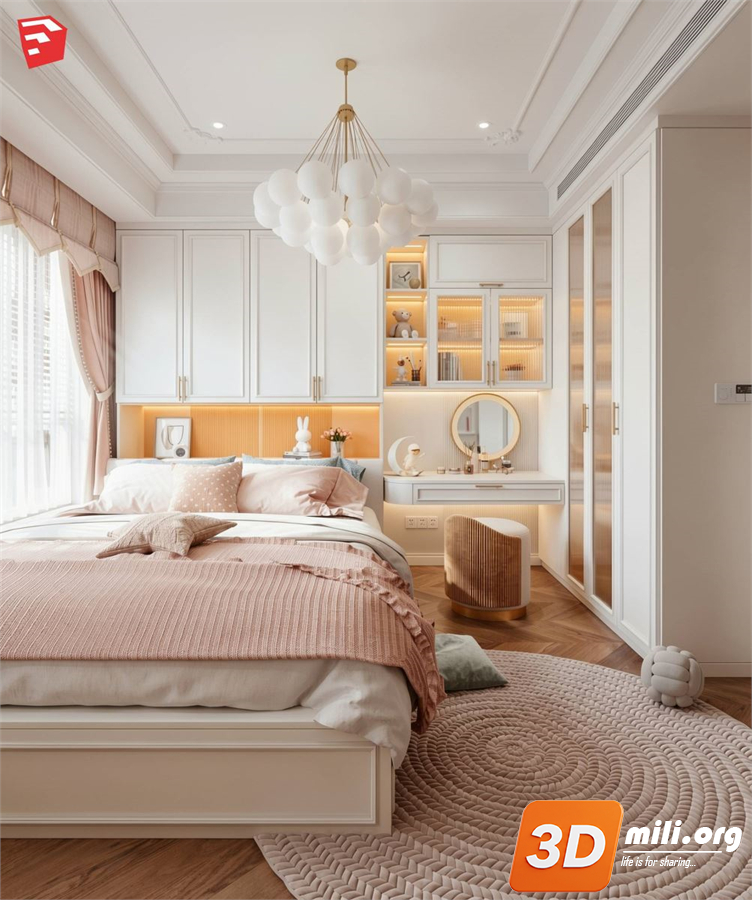 Children Room Scenes Skp FIles 
